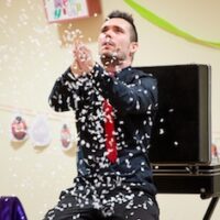 Steve-Making-it-Snow-by-Magic